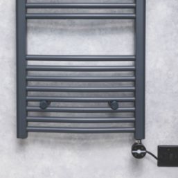 ETAL LED Thermo 300W Black Towel Radiator Heating Element