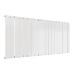 Reina Flat Single 600mm x 1402mm 3361BTU White Horizontal Designer Radiator