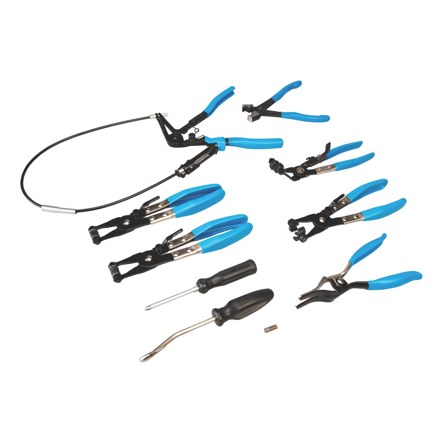 Silverline Hose Clip Removal Tool Set 9 Pcs (236FU)
