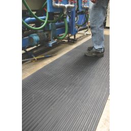 COBA COBARib Anti-Slip Floor Mat Black 5m x 1.2m x 3mm