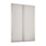 Spacepro Shaker 2-Door Sliding Wardrobe Door Kit Cashmere Frame Cashmere Panel 1449mm x 2260mm