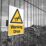 Essentials "Warning Drop" Sign 200mm x 150mm