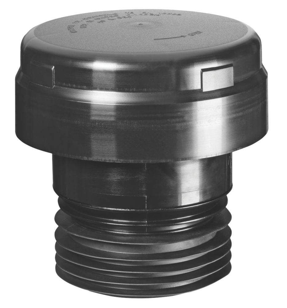 McAlpine VP100 Ventapipe 100 Air Admittance Valve with dual fit synthetic rubber seal outlet for 3"/75mm or 4"/110mm soil pipe