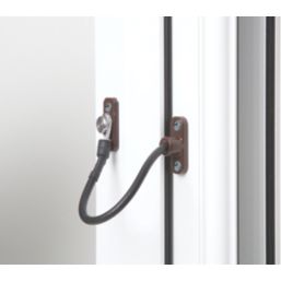 Jackloc The Perma Window Restrictor Brown 200mm