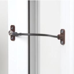Jackloc The Perma Window Restrictor Brown 200mm