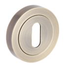 Smith & Locke  Standard Escutcheon (Single) Antique Brass 50mm
