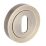 Smith & Locke  Standard Escutcheon (Single) Antique Brass 50mm