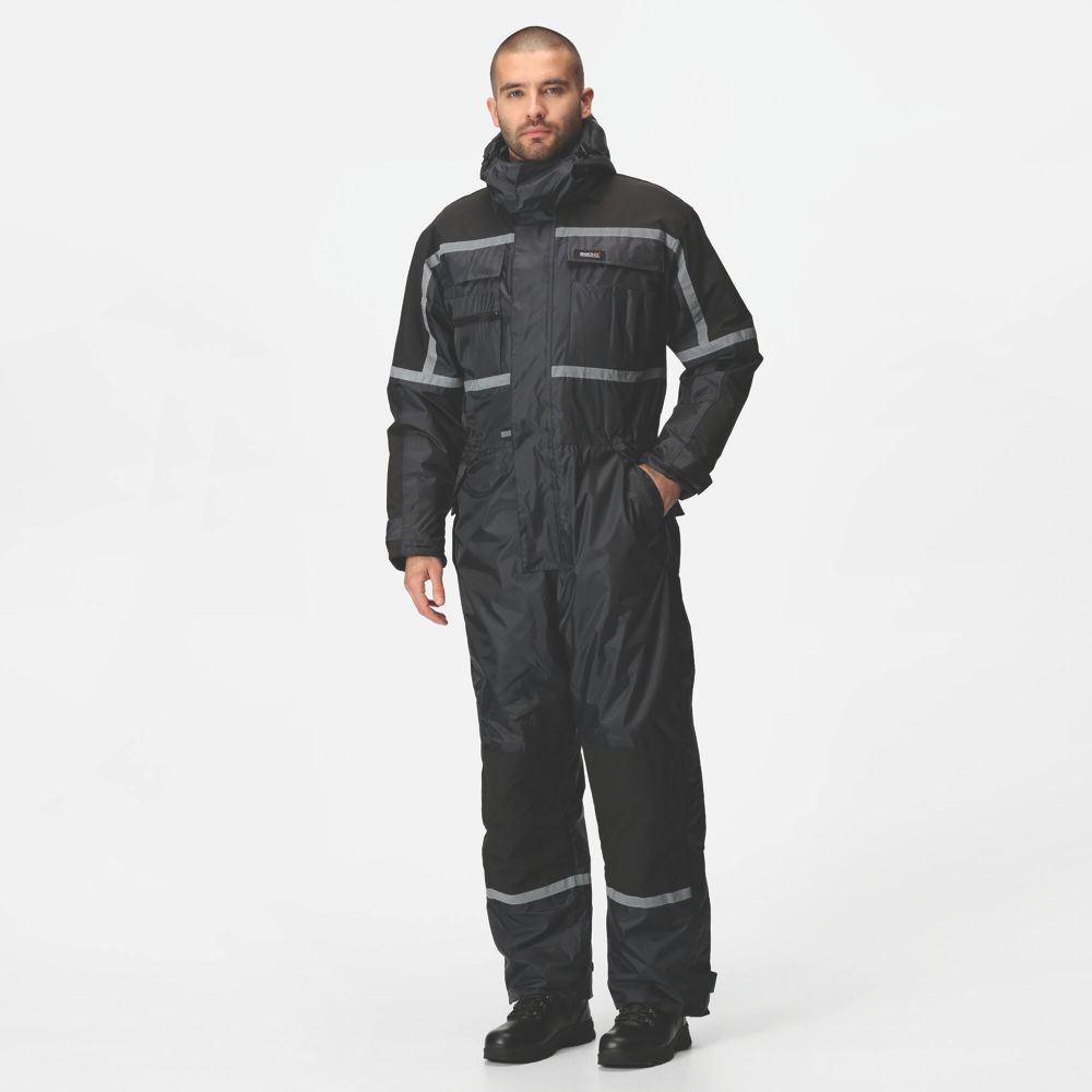 Regatta Waterproof Insulated Overalls Navy X Large 44