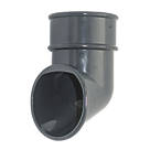 FloPlast  Round Downpipe Shoe Anthracite Grey 68mm