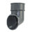 FloPlast  Round Downpipe Shoe Anthracite Grey 68mm