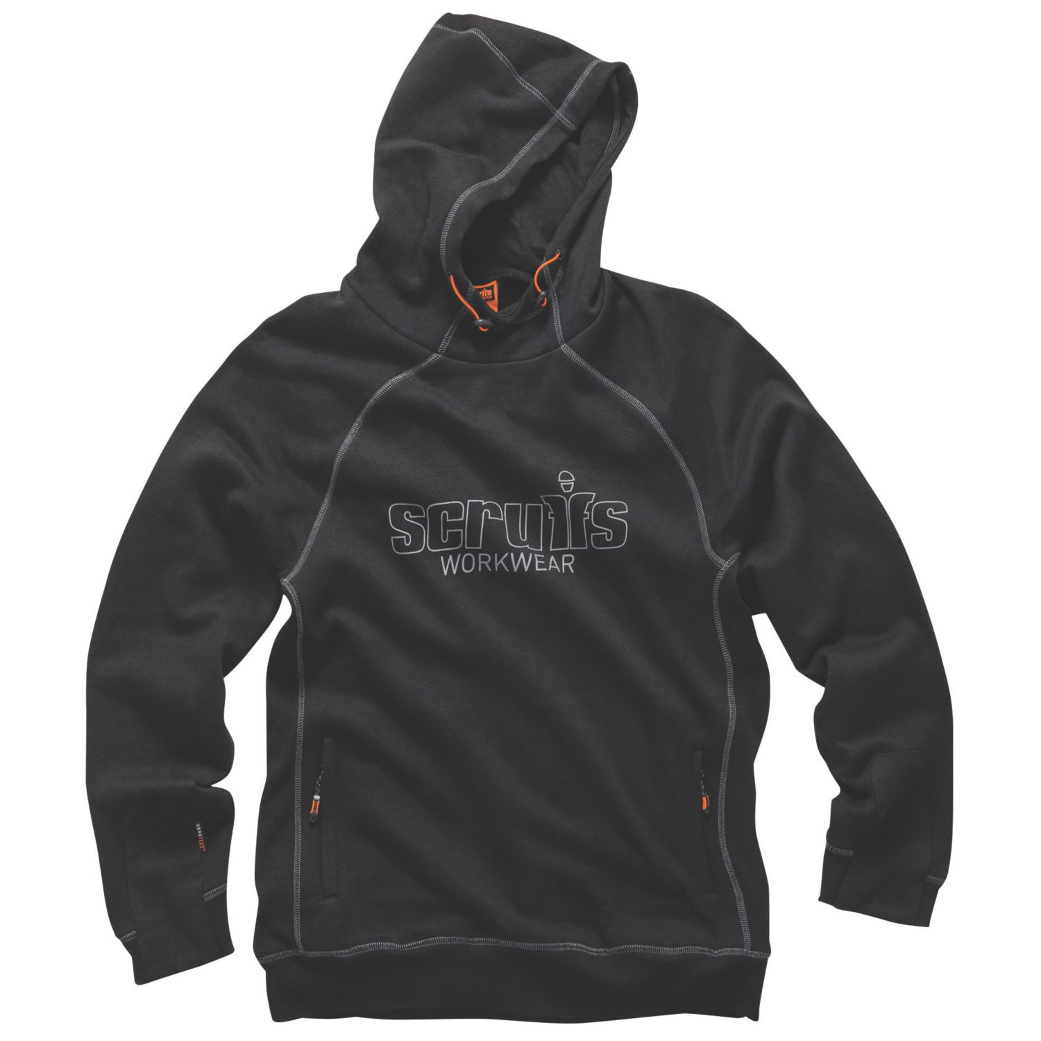 Scruffs Trade Work Hoodie Black Large 44" Chest (236KV)