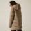 Regatta Faye Womens Hooded Long Puffer Coat Mocha - 4S8 Size 14