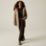 Regatta Faye Womens Hooded Long Puffer Coat Mocha - 4S8 Size 14