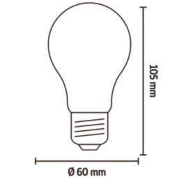 Calex  E27 A60 LED Smart Light Bulb 9.4W 806lm