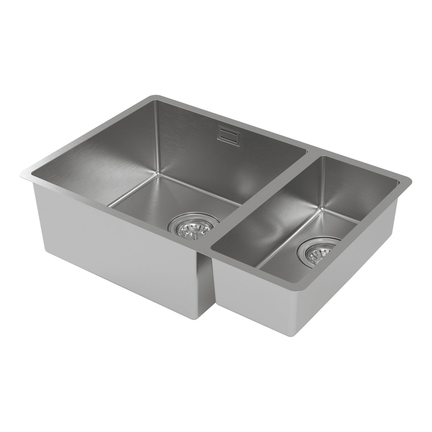 Carysil SR1021LH 1.5 Bowl Stainless Steel Kitchen Sink 660mm x 440mm (236RE)