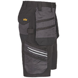 Site Kirksey Shorts Grey/Black 36" W