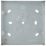 British General  8-Gang Galvanised Steel  Knockout Box 47mm