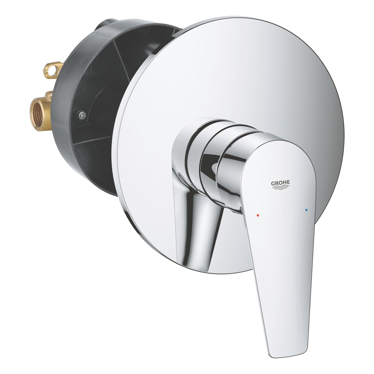 Grohe Start Edge Concealed Single Outlet Manual StarLight Chrome Mixer Shower Valve (236XT)