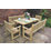 Forest Rosedene Timber Chair 640mm x 600mm x 900mm