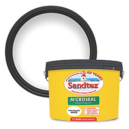 Sandtex  Ultra Smooth Pure Brilliant White Masonry Paint 10Ltr