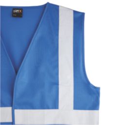 Pro RTX High Visibilty  Waistcoat Royal Blue Medium 40" Chest