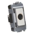 Knightsbridge GDM012BC 0A Grid Flex Outlet Brushed Chrome