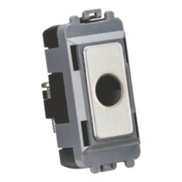 Knightsbridge GDM012BC 0A Grid Flex Outlet Brushed Chrome