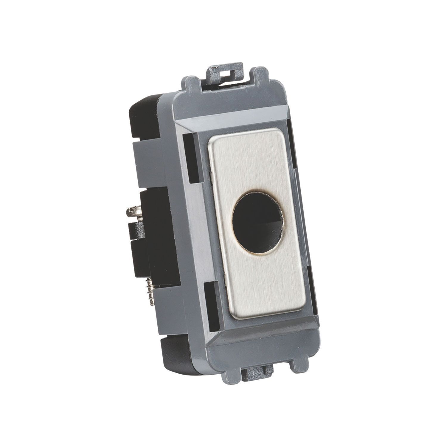 Knightsbridge GDM012BC 0A Grid Flex Outlet Brushed Chrome (237CR)