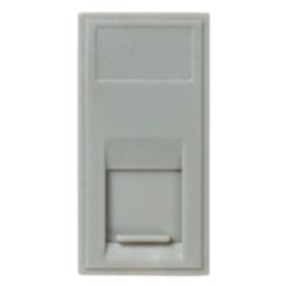 Knightsbridge  Modular RJ45 Ethernet Socket Grey with Grey Inserts