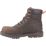 Hunter  Size 6  Brown Waterproof Steel Toe Cap Safety Boots
