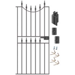 Apollo Whitby Tall Gate Black 855mm x 1880mm