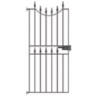 Apollo Whitby Tall Gate Black 855mm x 1880mm