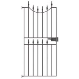 Apollo Whitby Tall Gate Black 855mm x 1880mm