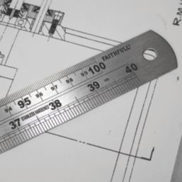 Scale on sale ruler screwfix