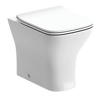 Back-to-Wall Pan with Soft-Close & Quick-Release Seat