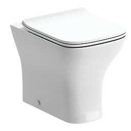 Back-to-Wall Pan with Soft-Close Quick-Release Seat
