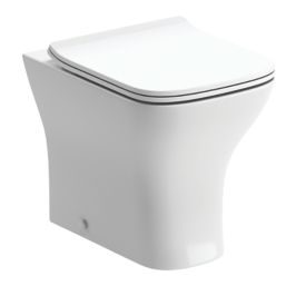 Soft-Close Back-to-Wall Pan with Quick-Release Seat