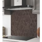 Wilsonart Parquet Walnut Brown/Gold Wide Hob Splashback 900mm x 800mm x 4mm