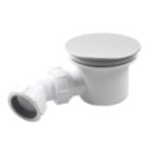 Flomasta  Dome Shower Waste White 90mm