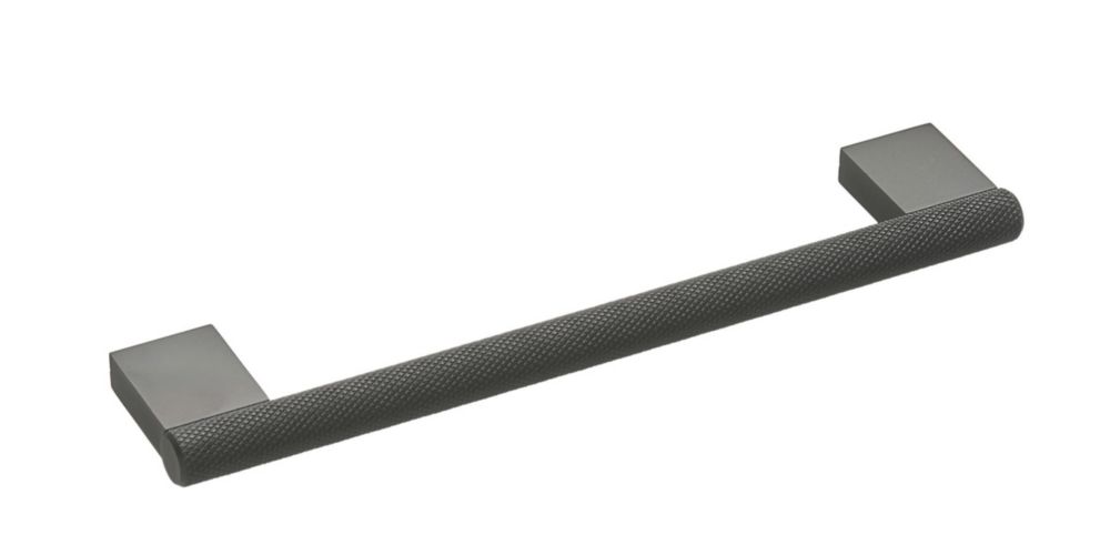 Elite Knobs & Handles Kensington Knurled D Handle Matt Black 169mm