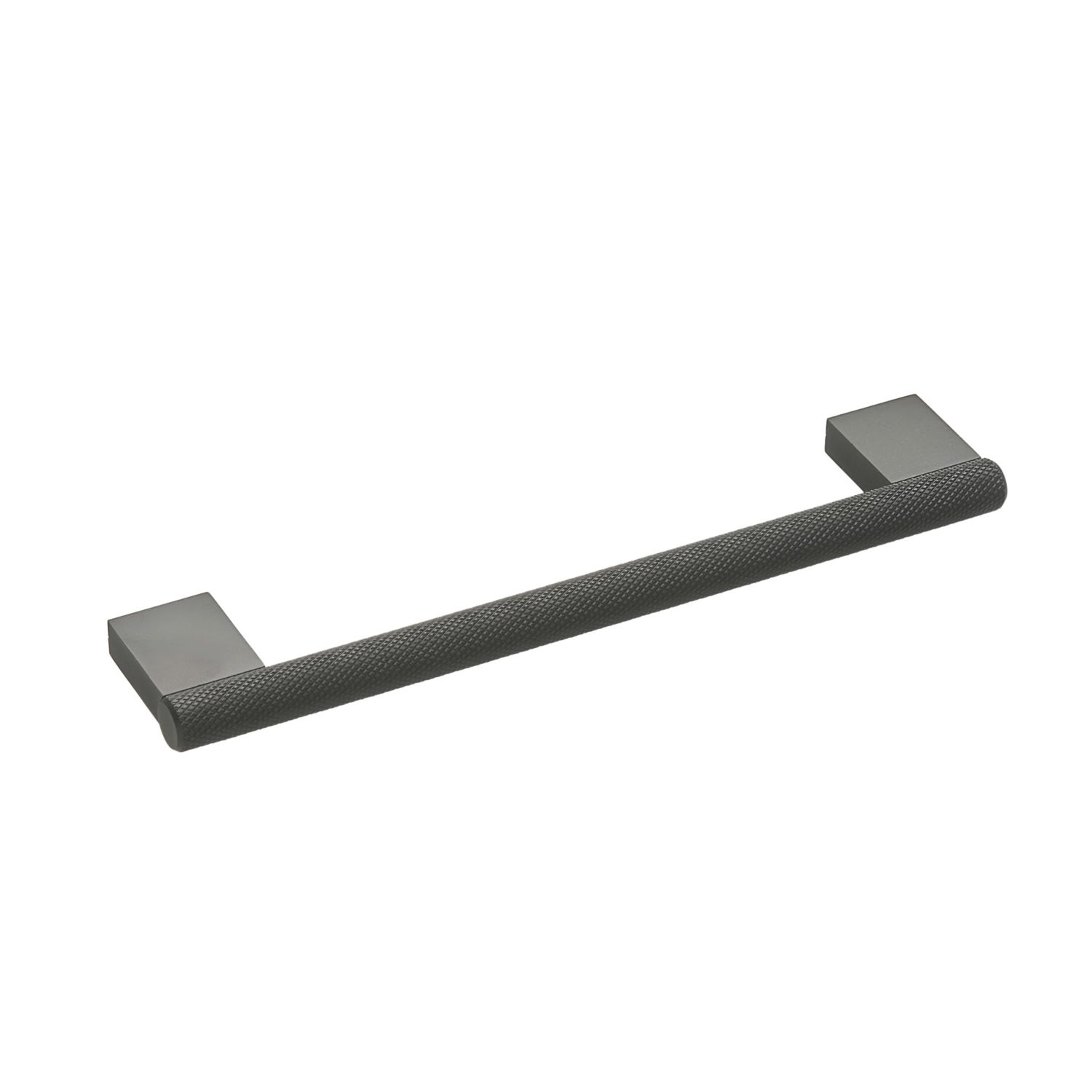 Elite Knobs & Handles Kensington Knurled D Handle Matt Black 169mm (237KK)