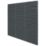 Forest  Double-Slatted  Fence Panels Anthracite Grey 6' x 6' Pack of 5