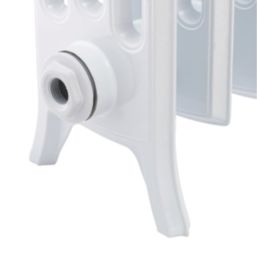 Arroll Edwardian 450mm x 906mm 2808BTU White Horizontal Designer Radiator