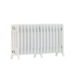 Arroll Edwardian 450mm x 906mm 2808BTU White Horizontal Designer Radiator