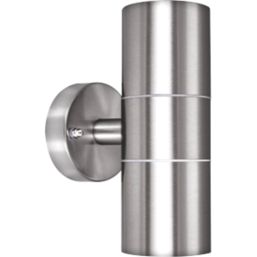 Luceco Azurar Outdoor Decorative External Wall Light Stainless Steel