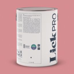 LickPro  5Ltr Pink 12 Vinyl Matt Emulsion  Paint