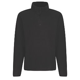 Regatta Micro Zip Neck Fleece Black X Large 43 1/2" Chest