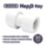 Hep2O  Plastic Push-Fit Equal Coupler 28mm