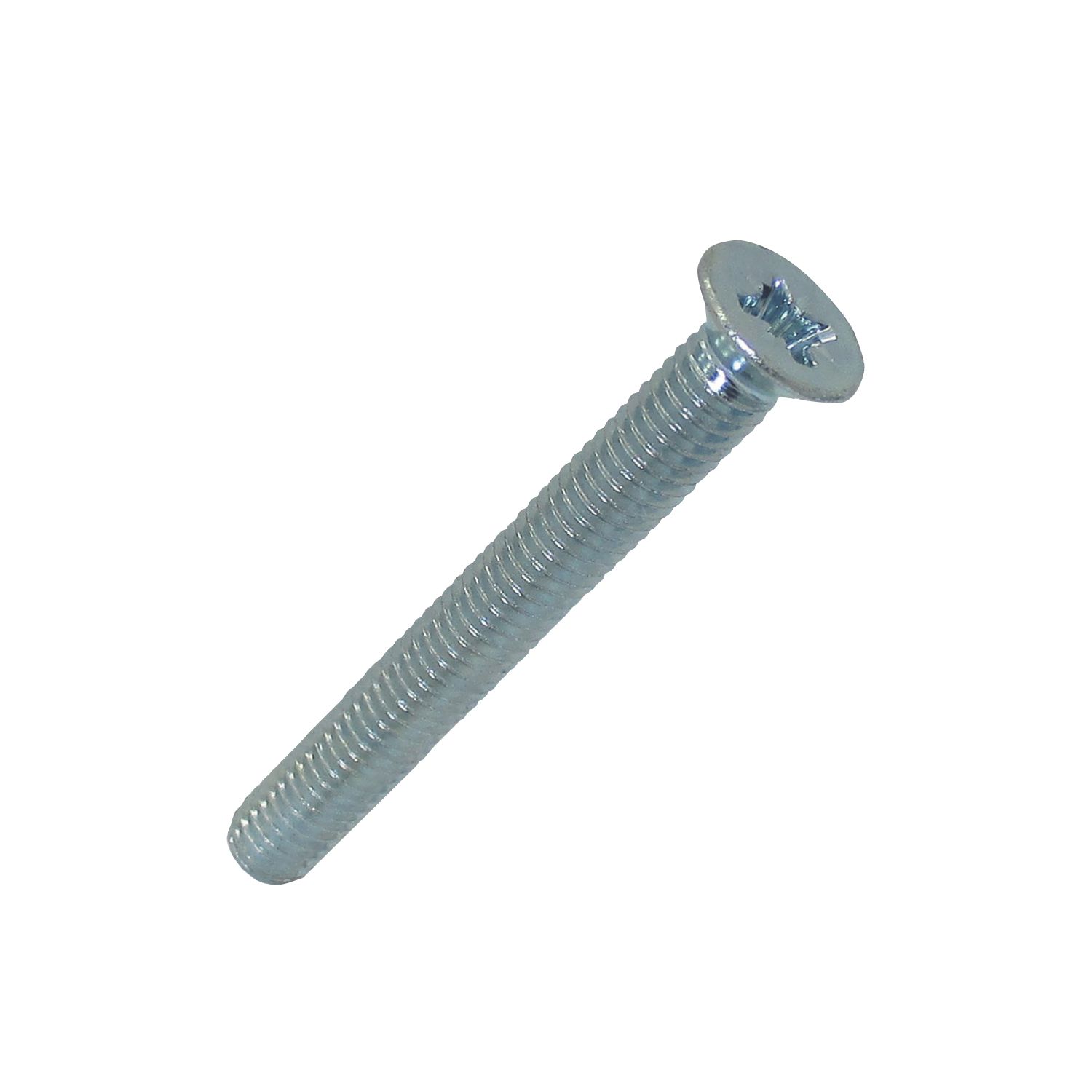 Easyfix Bright Zinc-Plated Countersunk Machine Screws M6 x 50mm 25 Pack (2386J)