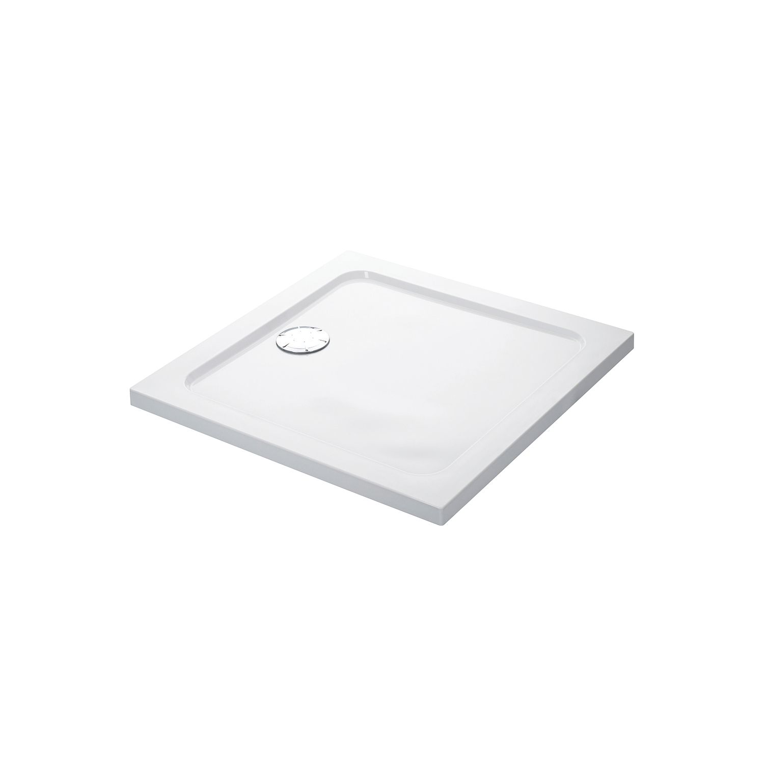 Mira Flight Low Square Shower Tray White 800mm x 800mm x 40mm (2389X)